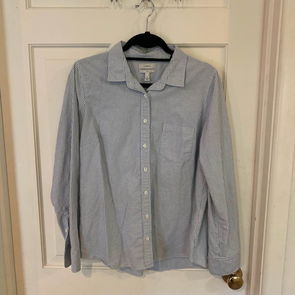 J. Crew Boy-fit button down